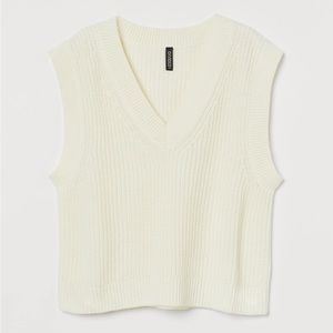 H&M ribbed sweater vest